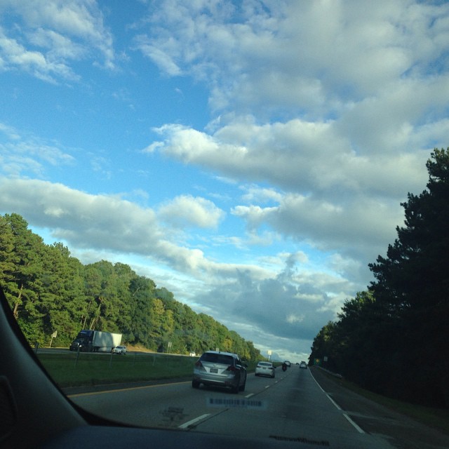 My view on I-75 on my drive to Macon, GA... it was magical...